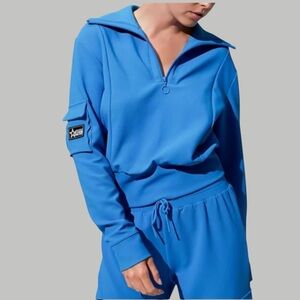 EleVen by Venus Williams
Hot Shot Half Zip Blue Sweatshirt half Zip Sz XS